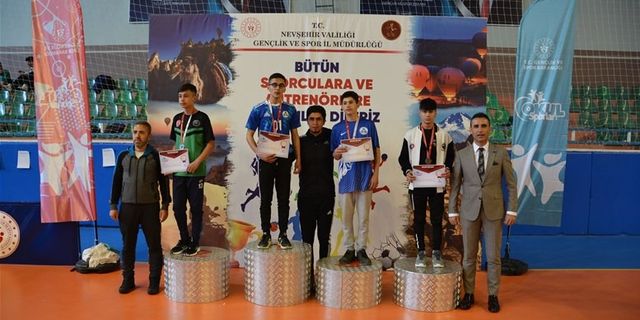 Okul sporları bilek güreşi müsabakaları sona erdi
