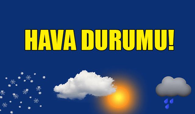 Nevşehir'de hava durumu (13 Nisan 2024)
