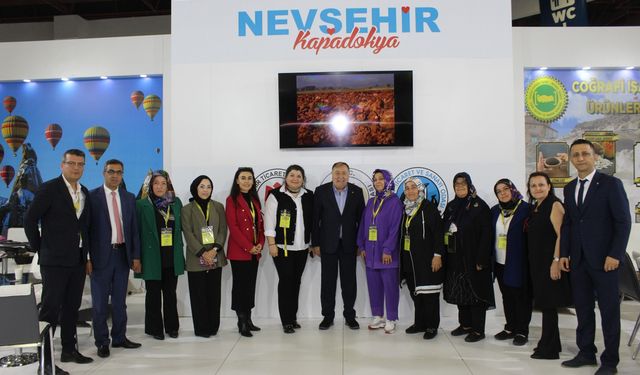Nevşehir kadın kooperatifleri YÖREX'te