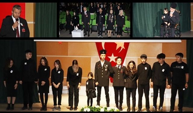 Bahçeşehir Koleji lise kademesi Atatürk’ü andı