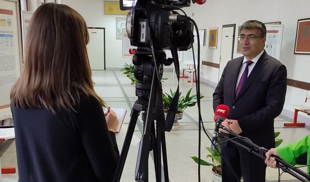 Rektör Aktekin Sırbistan Devlet Radyo Televizyon Kanalı PTC’ye konuştu