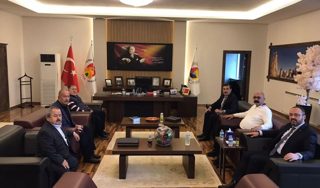 Başkan Kemikkıran ve Milletvekili Tüfenkci'den TSO’ya ziyaret