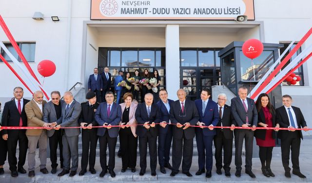 Mahmut-Dudu Yazıcı Anadolu Lisesi açıldı