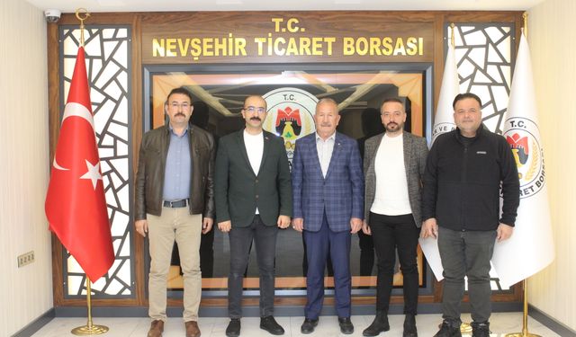 MHP heyetinden Nevşehir Ticaret Borsasına ziyaret 
