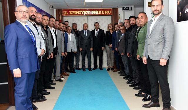 MHP’den Emniyet Müdürü Loğoğlu’na ziyaret