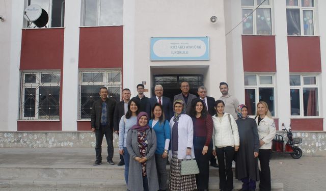 Yazıcı Kozaklı’daki okullarda incelemelerde bulundu