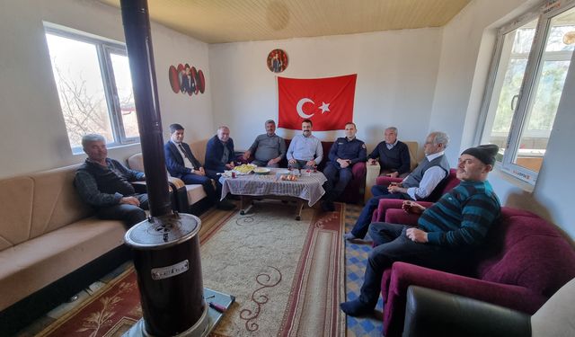 Kaymakam Gürkan Belekli’de vatandaşları dinledi