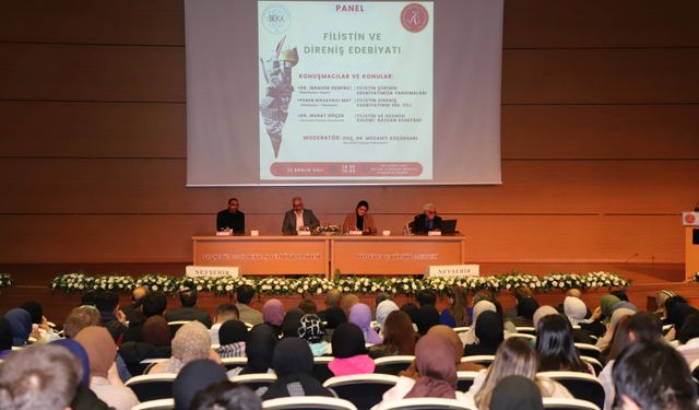 NEVÜ’de “Filistin ve Direniş Edebiyatı” konulu panel düzenlendi
