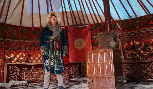 Kapadokya’da Orta Asya kültürü yaşatılıyor (video)