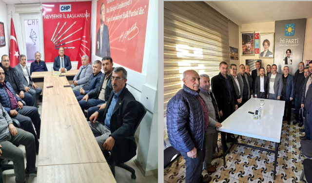 Ziraat odası başkanlarından CHP ve İYİ Parti’ye ziyaret