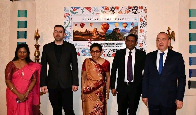 Sri Lanka ile Türkiye ilişkileri anısına Kapadokya temalı pul basıldı
