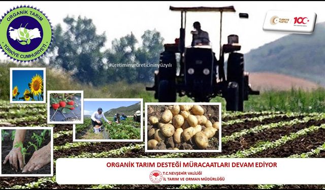 Organik tarım desteği için başvuruların son günü 23 Şubat
