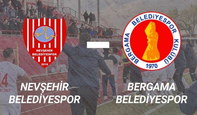 Nevşehir Belediyespor bugün Bergama ile karşılaşacak