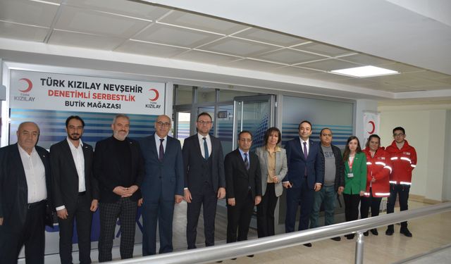 Kızılay Nevşehir Denetimli Serbestlik Mağazası açıldı