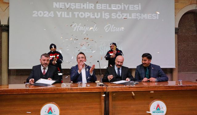 Nevşehir Belediyesi personelinin maaşı yüzde 70 arttı