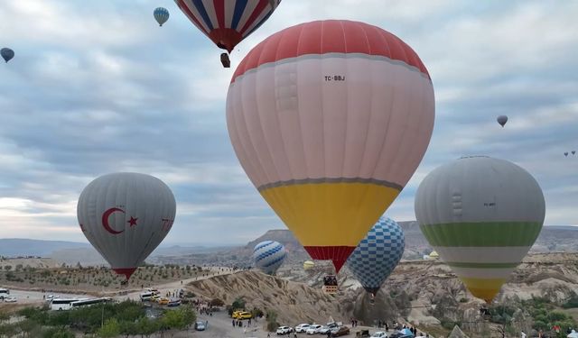 Kapadokya'da yerli ve milli balon üretimi devam ediyor