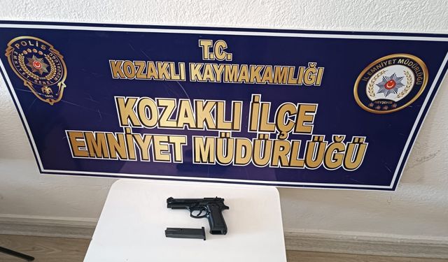 Kozaklı’da ruhsatsız silah ve uyuşturucu madde yakalandı