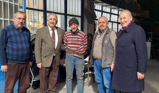 Mehmet Bilgin’den sanayi ve çarşı esnafına ziyaret