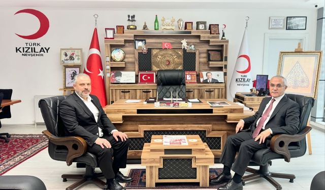 NEVBİAD Başkanı Tekin’den Nevşehir Kızılay’a ziyaret