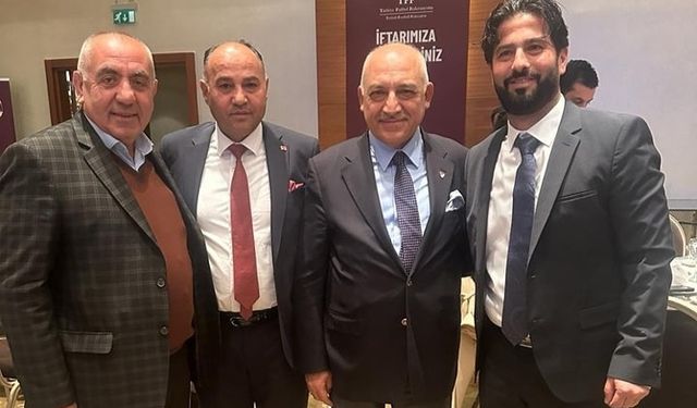 Nevşehir Belediyespor yöneticileri TFF’nin iftarına katıldı
