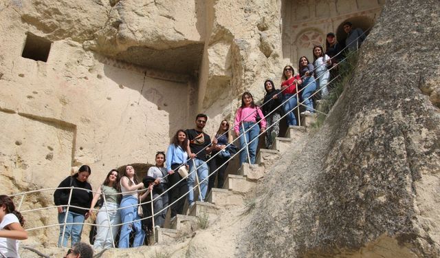 Öğrenciler Kapadokya’nın zenginliklerini fotoğrafladı
