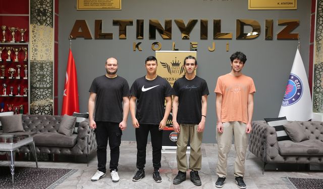 Altınyıldız öğrencilerinden Türkiye derecesi
