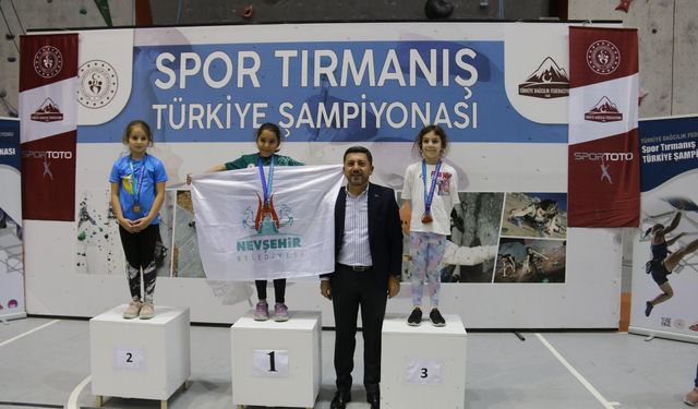 Nevşehirli sporcu Belkıs Durmuş Türkiye Şampiyonu oldu