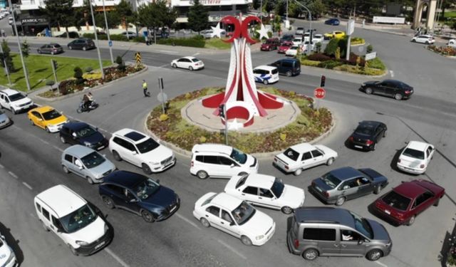 Nevşehir trafiğindeki araç sayısı 151 bini geçti