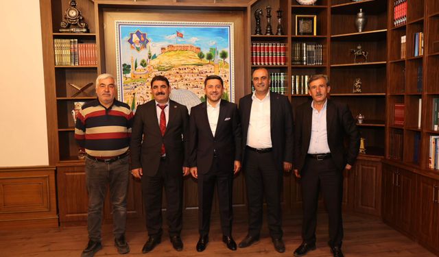 Horasan Belediye Başkanı Özdemir’den Başkan Arı’ya ziyaret