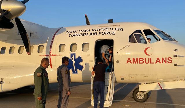 Ambulans uçak organ nakli bekleyen vatandaş için Nevşehir’den havalandı