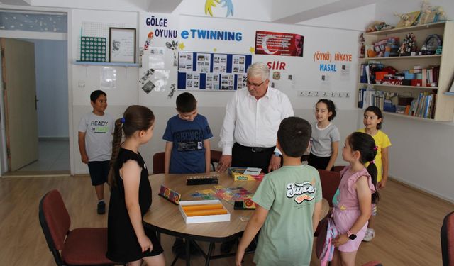 Milli Eğitim Müdürü Yazıcı'dan yaz okuluna ziyaret