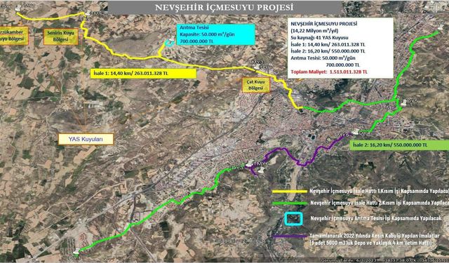 Nevşehir'e 1 buçuk milyarlık yatırım