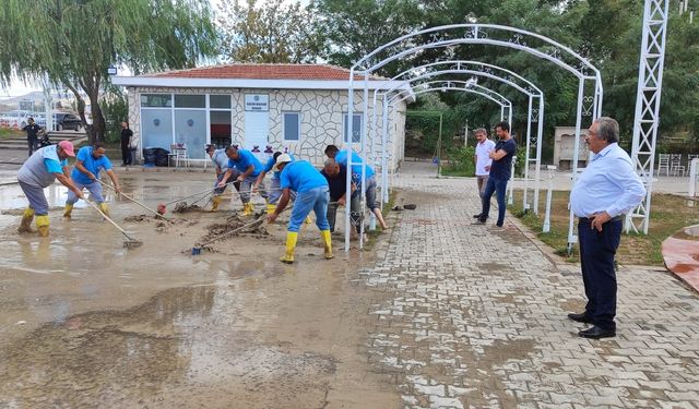 Avanos’ta selin neden olduğu tahribat onarılıyor