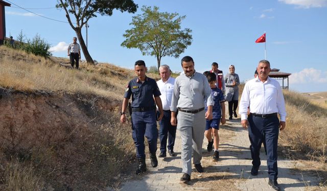 Kaymakam Gürkan Boğaziçi köyünde incelemede bulundu