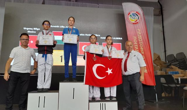 Nevşehirli karateciler Avrupa Karate Şampiyonasında gururlandırdı