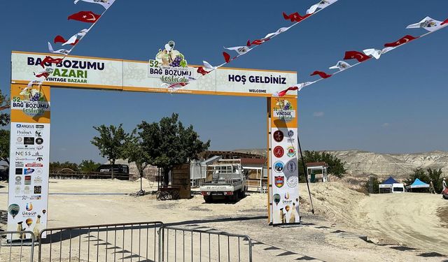 Ürgüp Uluslararası Bağ Bozumu Festivali yarın başlıyor