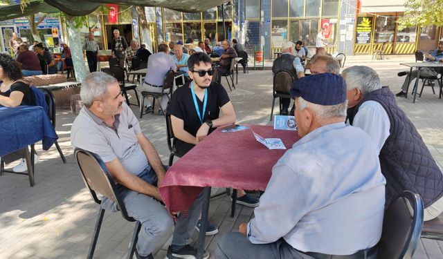 İl Sağlık Müdürlüğü personelleri vatandaşları bilgilendirdi