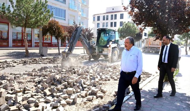 Avanos’ta sıcak asfalt çalışmaları için start verildi