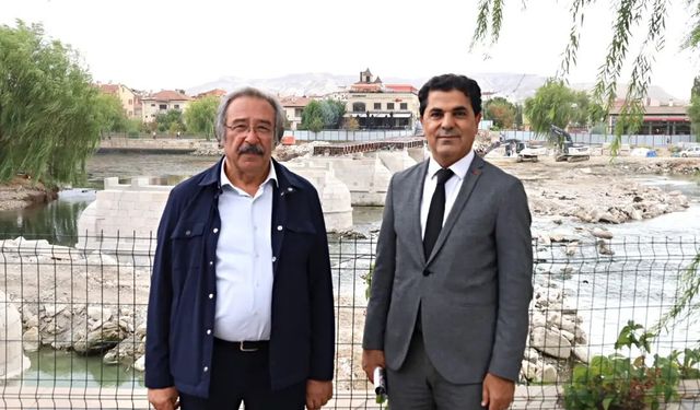 DSİ Kayseri Bölge Müdürü Şahin Taş Köprü'yü inceledi