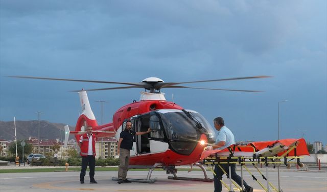 Ambulans helikopter Nevşehir’deki acil hastaların imdadına yetişiyor