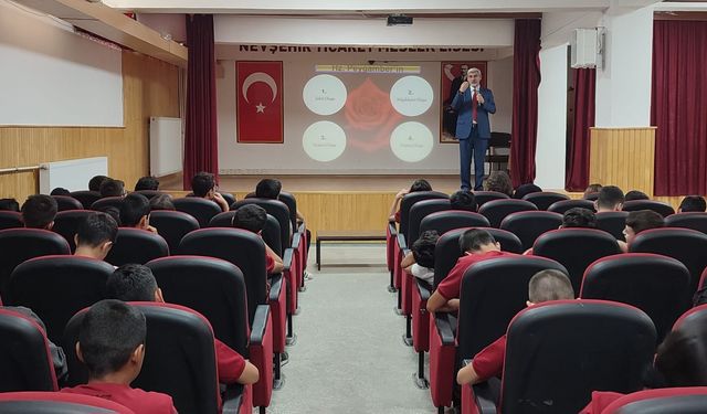 Soysaldı, öğrencilere Mevlid-i Nebi konferansı düzenledi