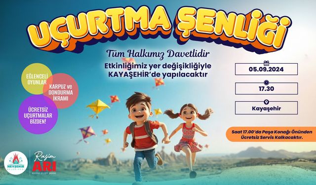 Uçurtma şenliği bugün Kayaşehir'de başlıyor