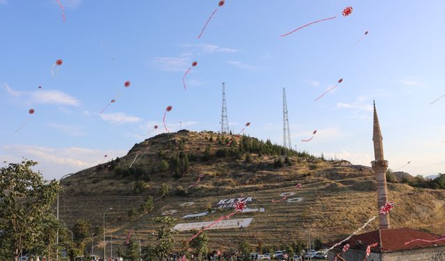 Gökyüzü uçurtmalarla şenlendi