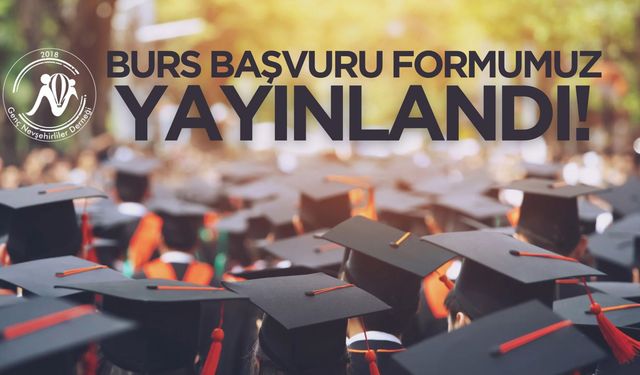 Burs başvurusu başladı