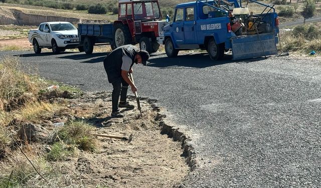 “Nar’ın hiç bir köşesinde bozuk yol bırakmayacağız”