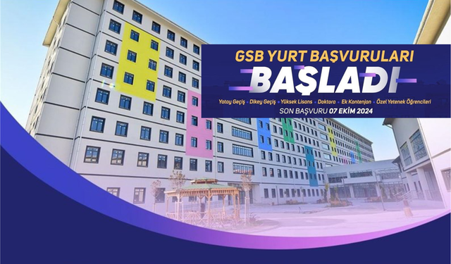 KYK yurtlarında ek kontenjan başvuruları başladı