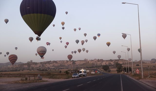 Ürgüp, Kapadokya Ultra Trail Koşusu ile turist akınına uğradı