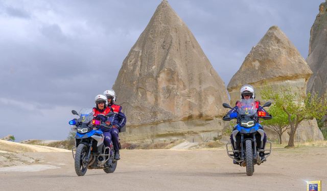 Motosikletli Asayiş Timleri Kapadokya’da güvenliği sağlıyor