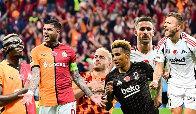 Galatasaray-Beşiktaş derbisi için nefesler tutuldu