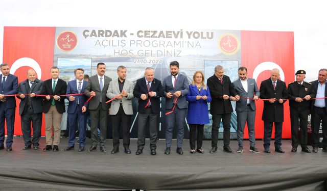 Çardak - cezaevi yolu açıldı